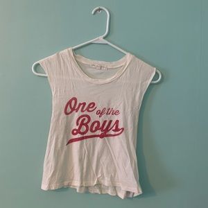 Cropped cut off tank